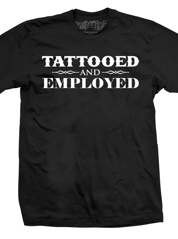 Men's Tattooed and Employed Tee