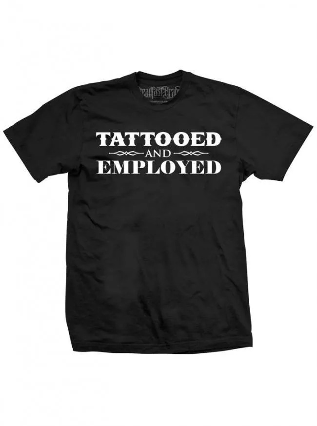 Men's Tattooed and Employed Tee