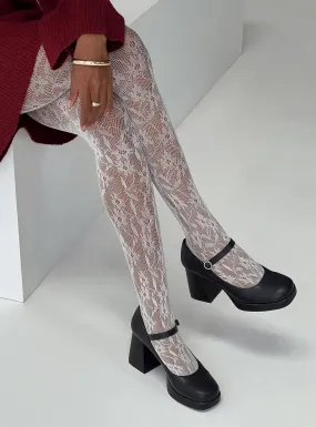 Meredith Stockings White