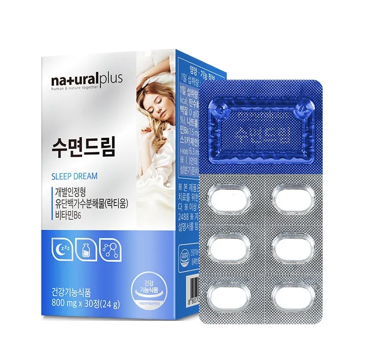 Natural Plus deep Sleep Support Dream 30tablet Health Supplements stress minerals vitamins protein peptide hydrolyzing sensitive