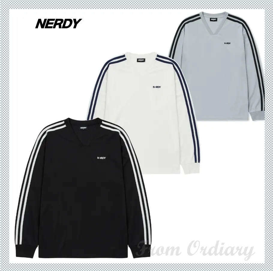 NERDY  |Unisex Street Style Logo Sweatshirts