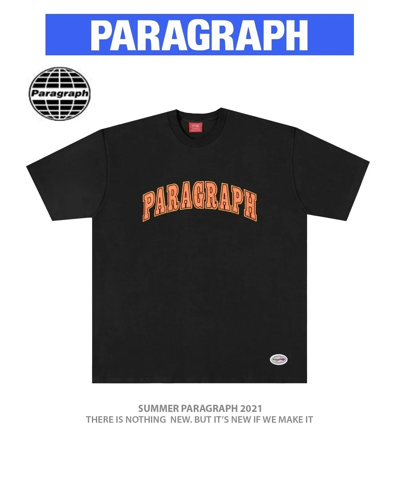 Paragraph  |Unisex Cotton Short Sleeves T-Shirts