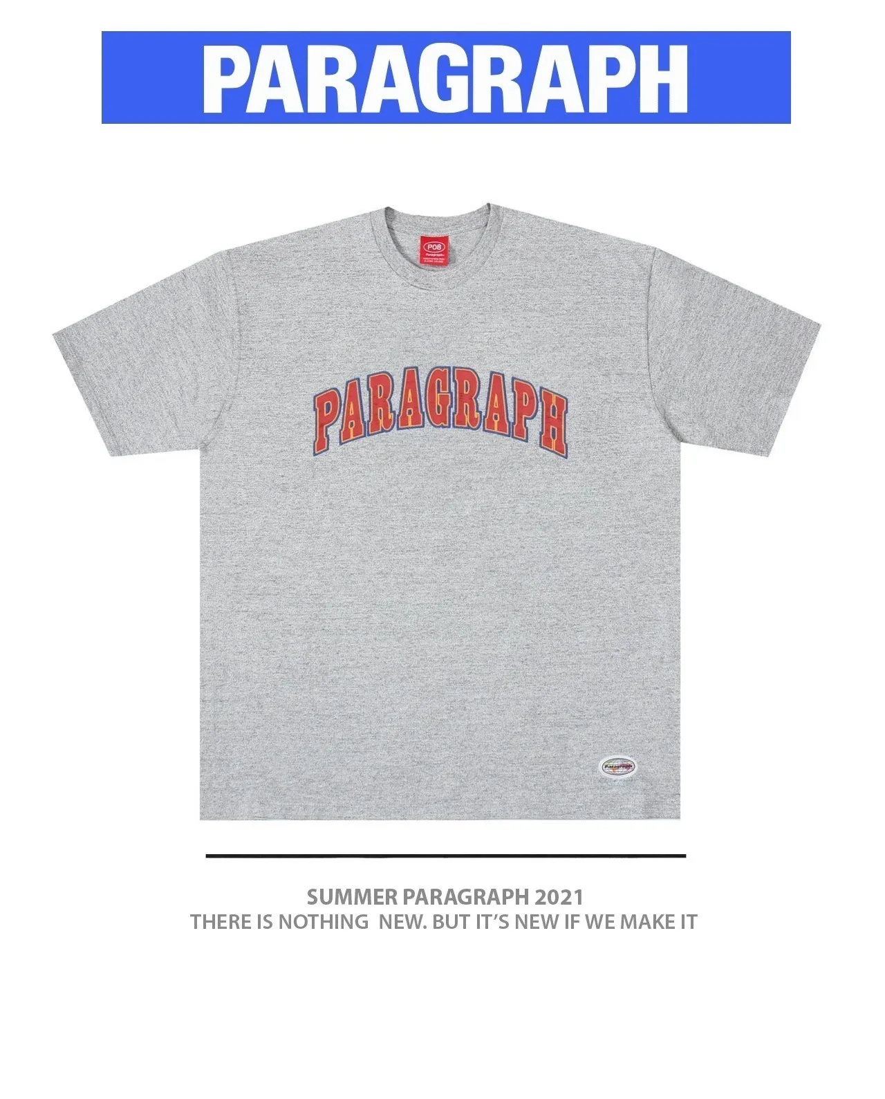 Paragraph  |Unisex Cotton Short Sleeves T-Shirts