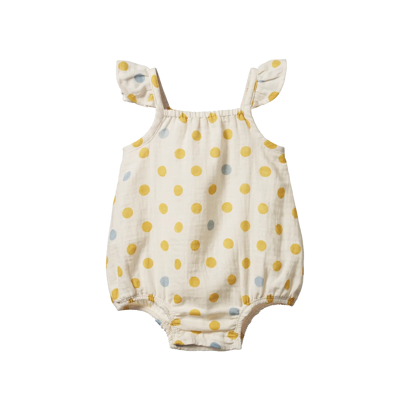 Petal Suit || Summer Polka Dot Print