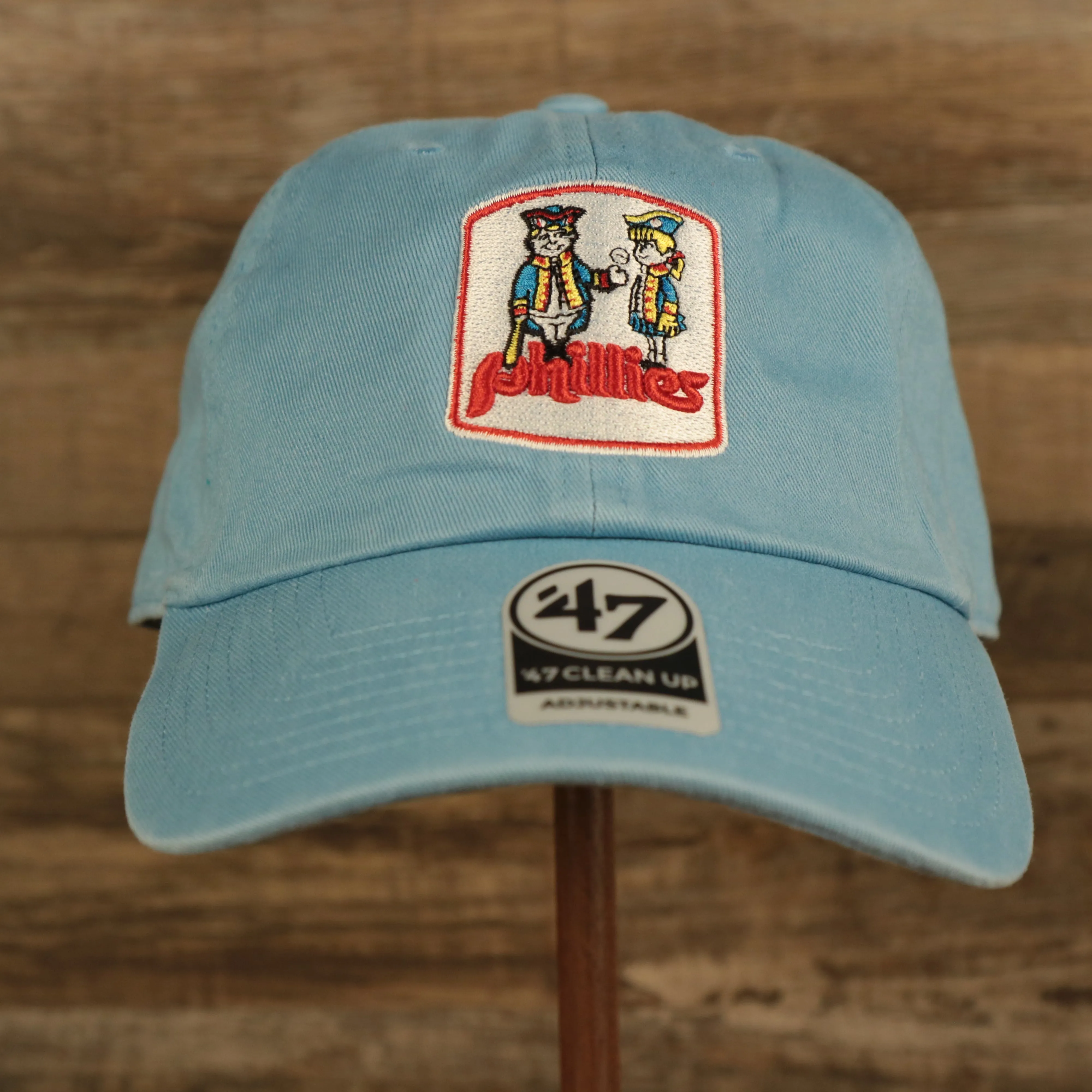 Philadelphia Phillies 1970 Quaker Logo Powder Blue Adjustable Dad Hat | Phil + Phyllis