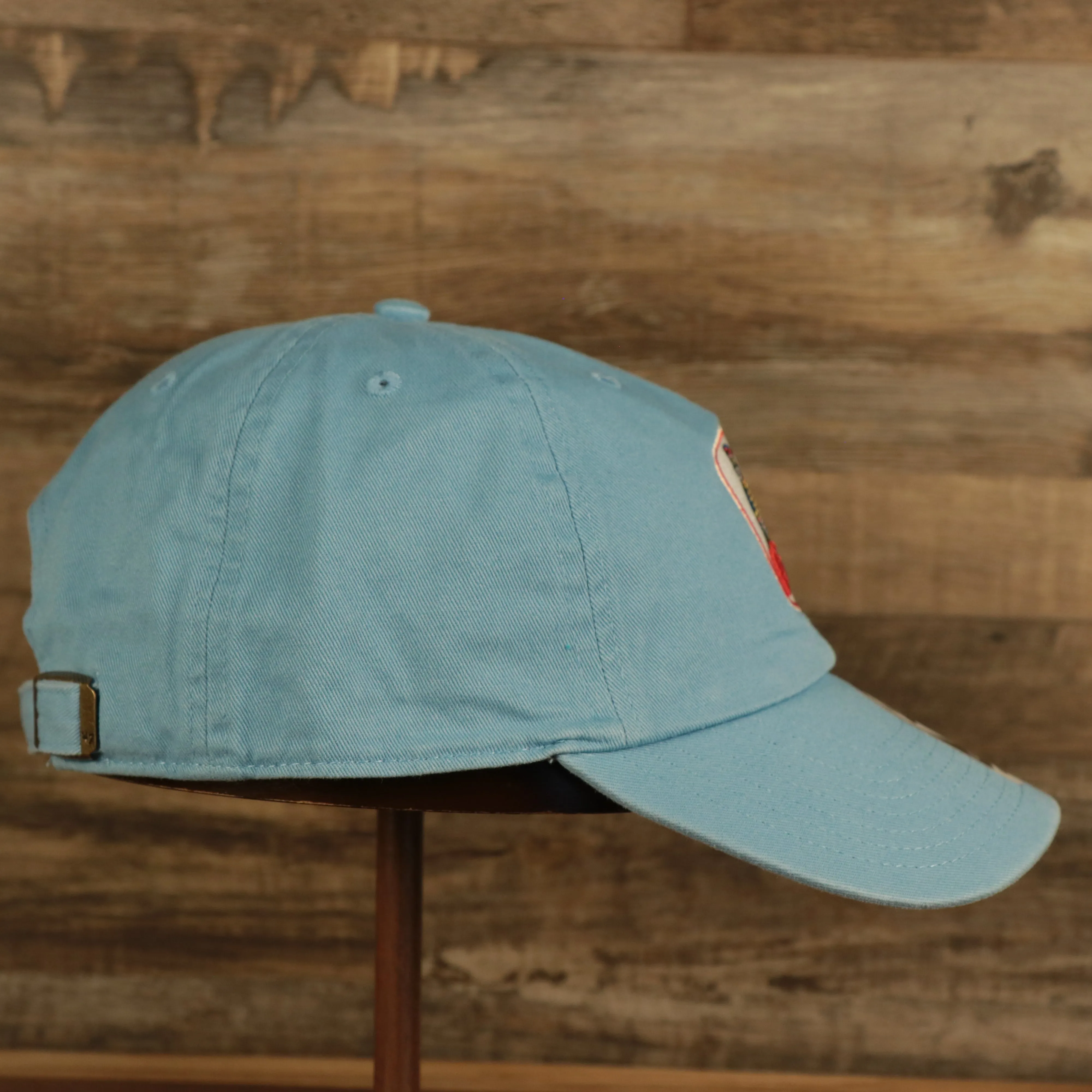 Philadelphia Phillies 1970 Quaker Logo Powder Blue Adjustable Dad Hat | Phil + Phyllis