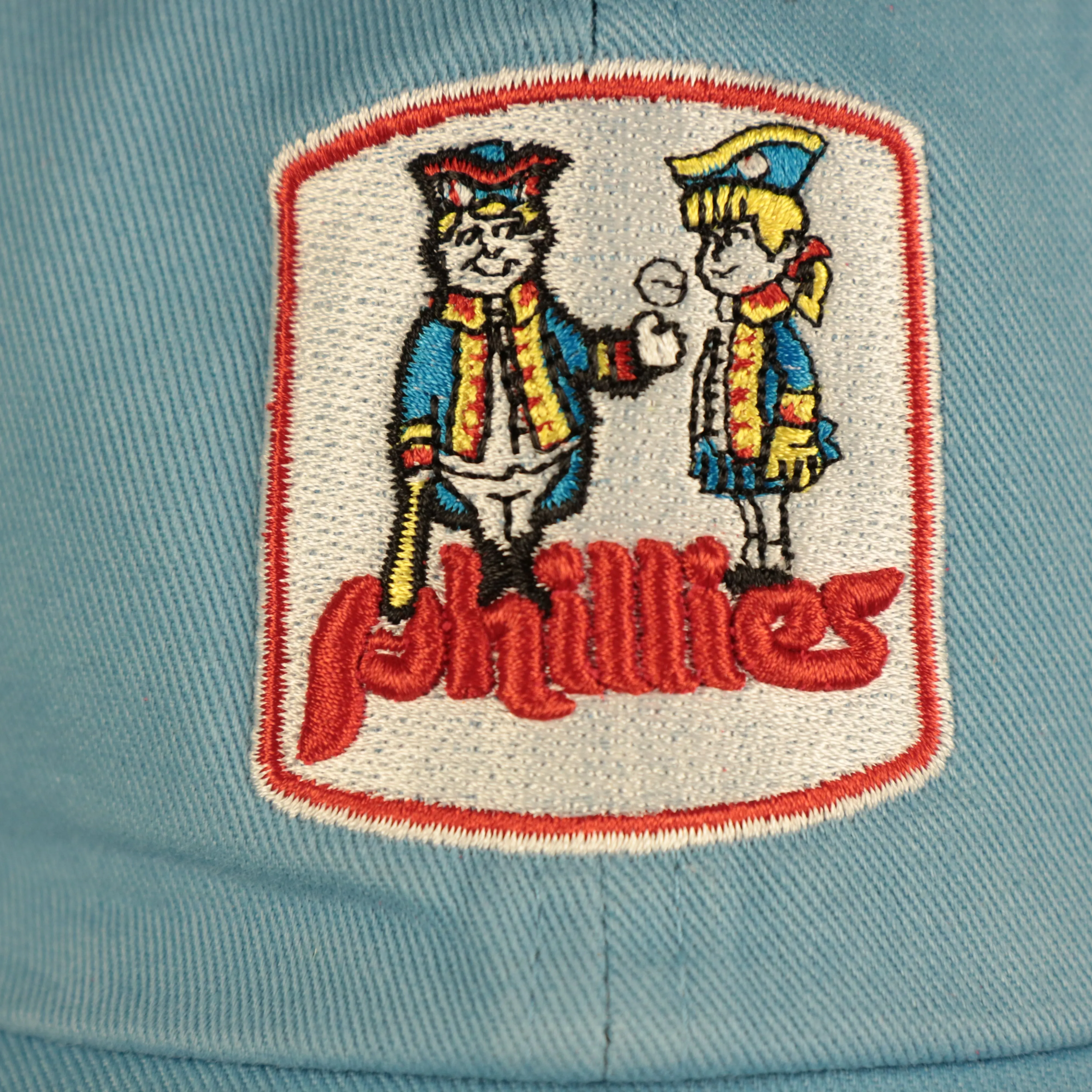 Philadelphia Phillies 1970 Quaker Logo Powder Blue Adjustable Dad Hat | Phil + Phyllis