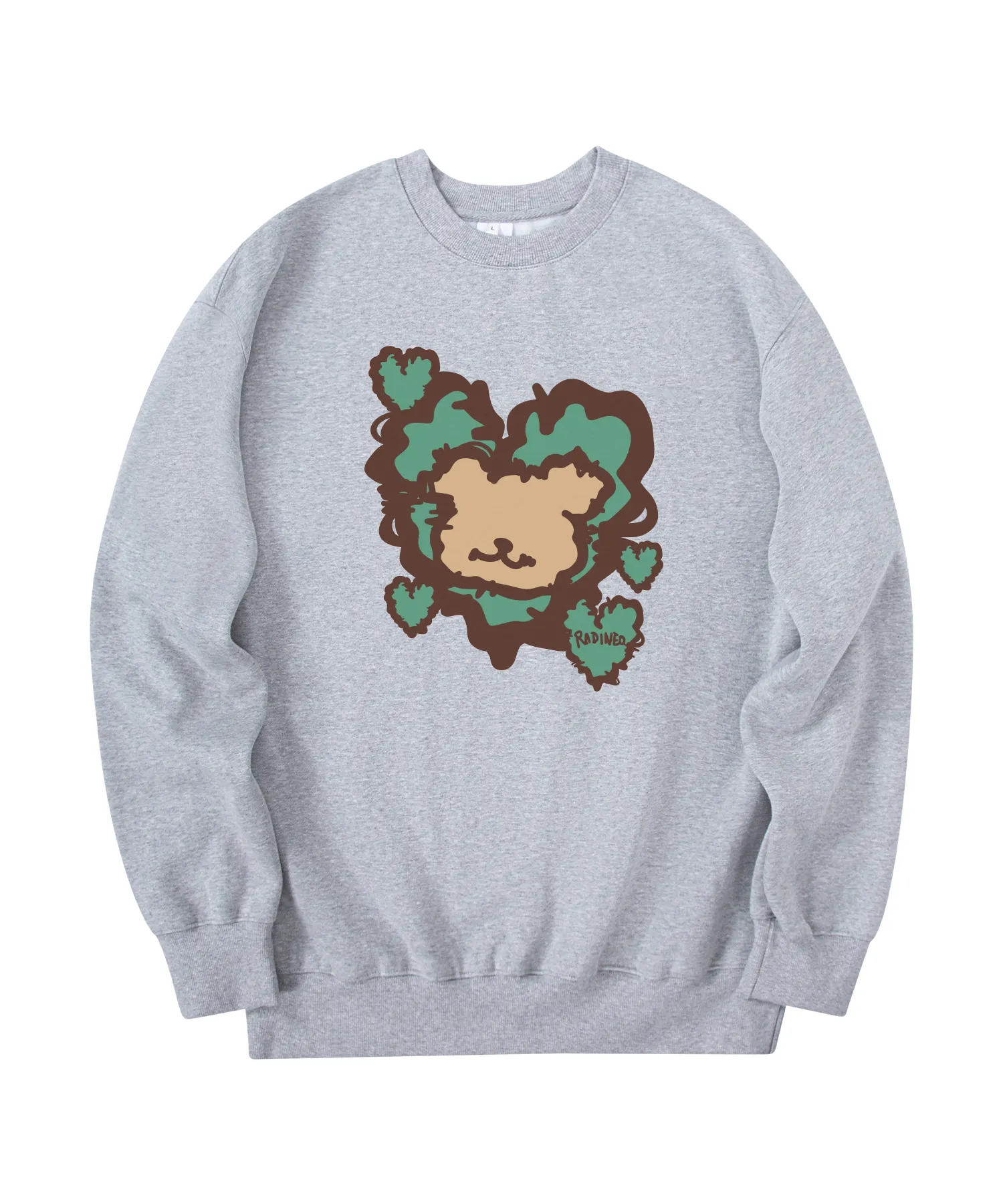 RADINEO  |[RADINEO]★ FLUFFY HEART BEAR SWEAT