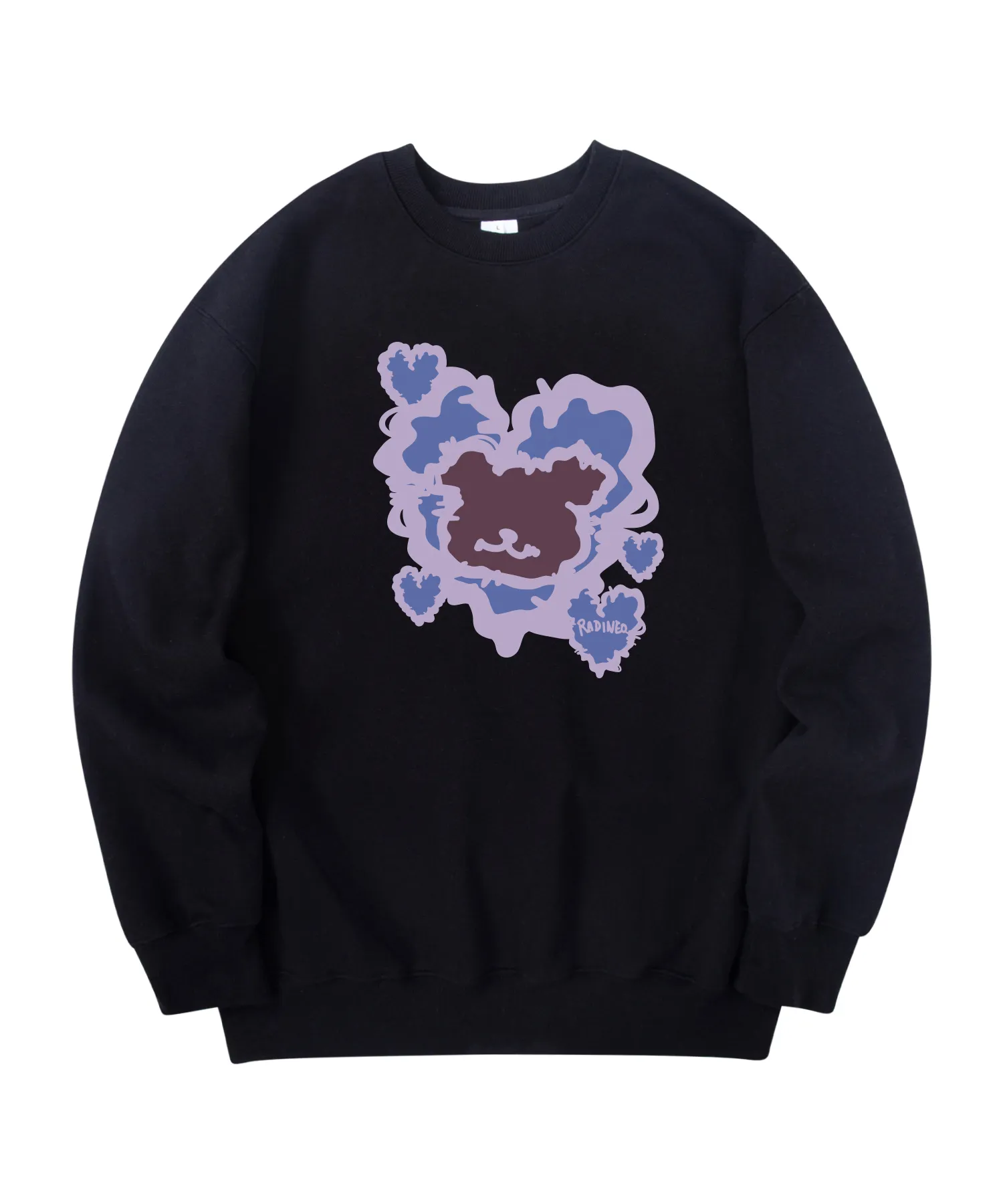 RADINEO  |[RADINEO]★ FLUFFY HEART BEAR SWEAT