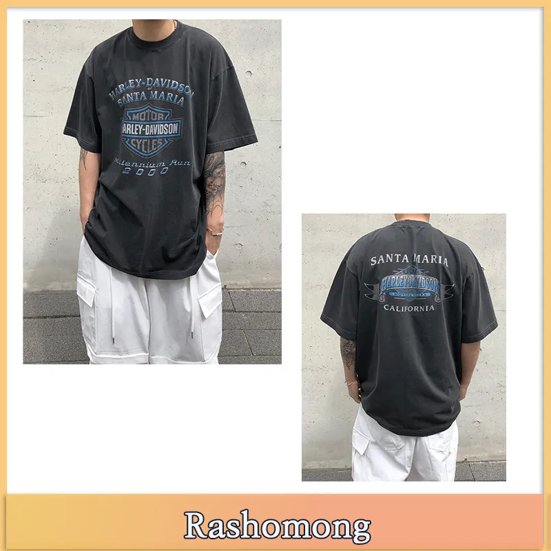 RASHOMONG  |Unisex Street Style Cotton T-Shirts