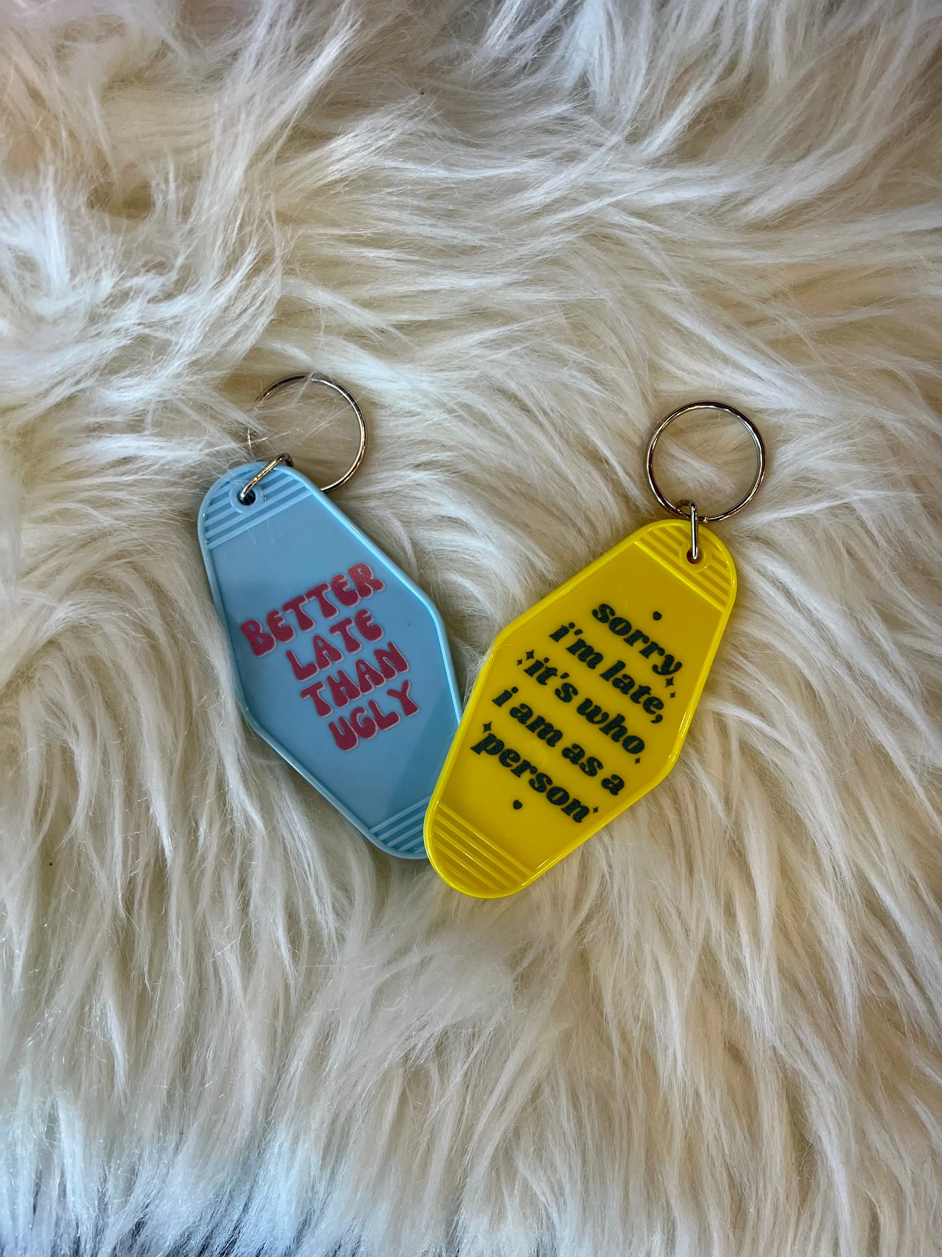 Retro Motel Keychains