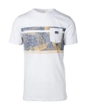 Ripcurl Retro Block Mens T Shirt - White