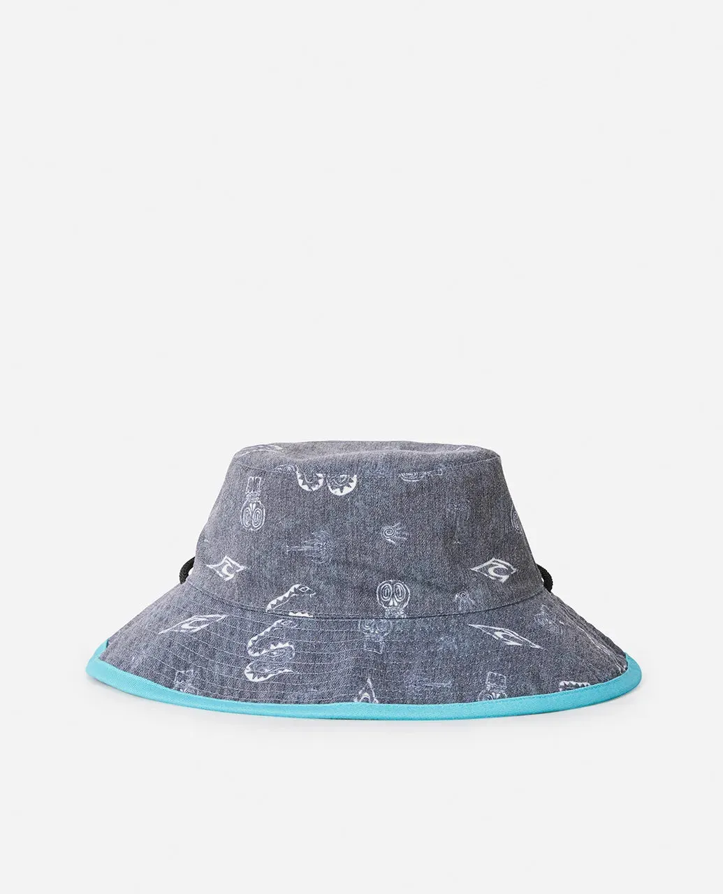 RIPCURL REVO REVERSABLE WIDE BRIM HAT - AQUA