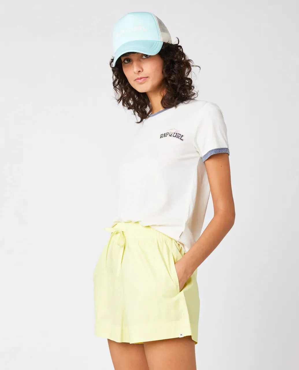 RIPCURL RINGER NEON SHORT SLEEVE TEE