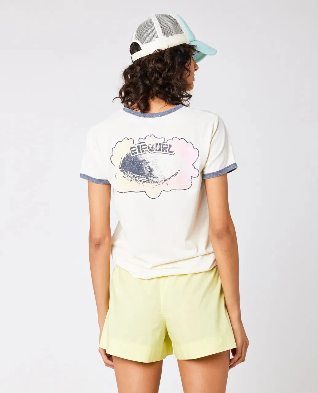 RIPCURL RINGER NEON SHORT SLEEVE TEE