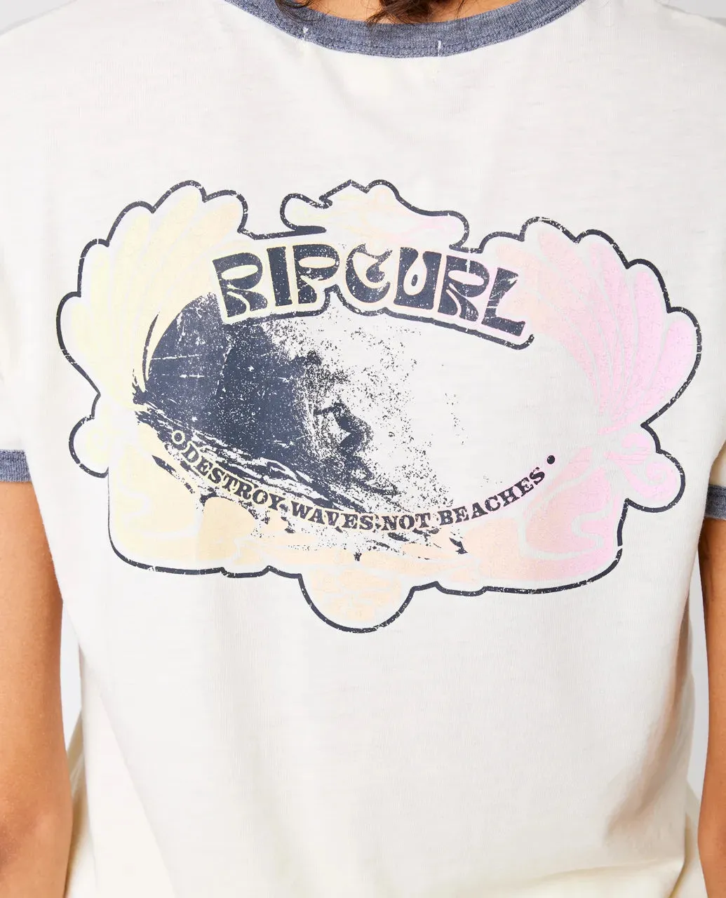 RIPCURL RINGER NEON SHORT SLEEVE TEE