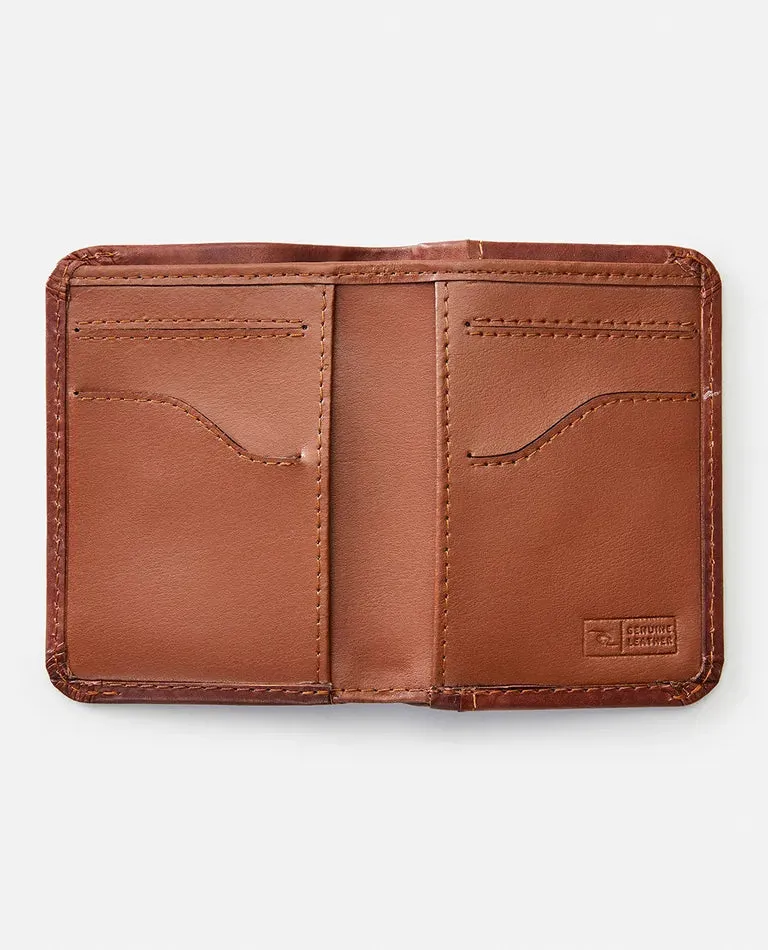 Ripcurl Searchers Portrait RFID Slim Leather Wallet - Brown