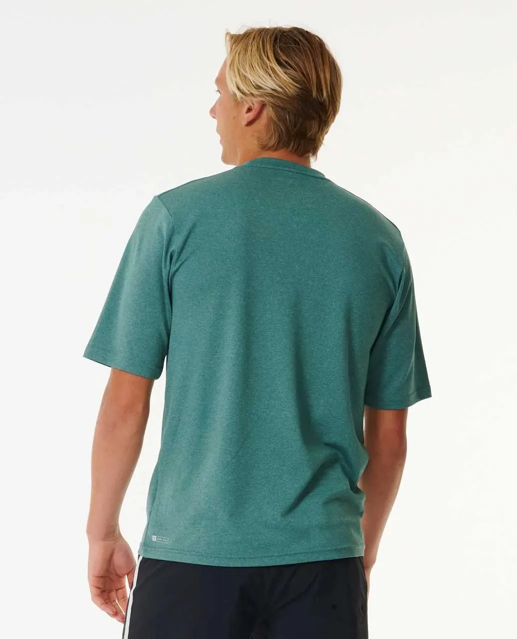 Ripcurl Stack UPF Short Sleeve Rashie - Bluestone Marle