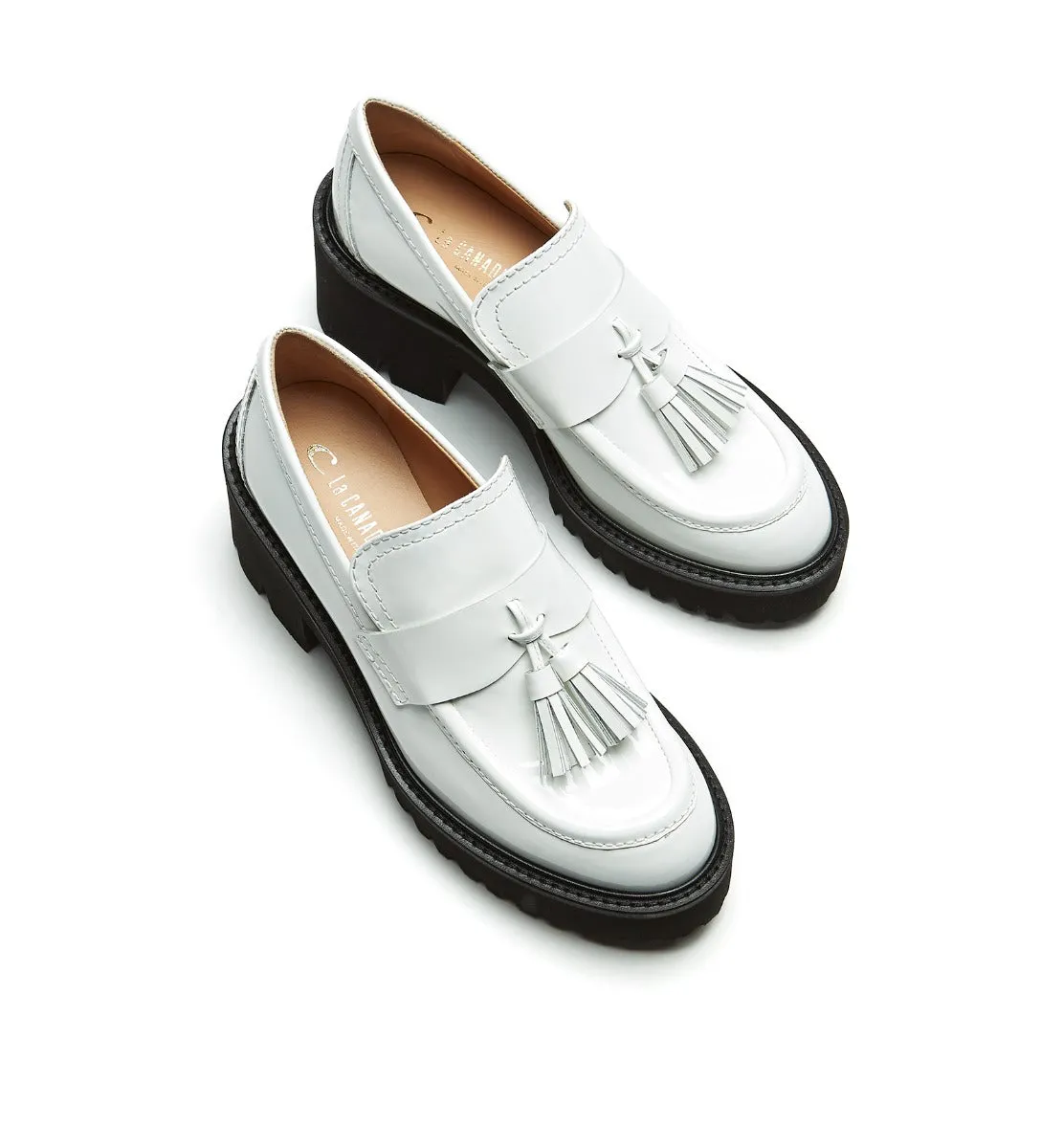 ROAMTASSLE PATENT LEATHER LOAFER