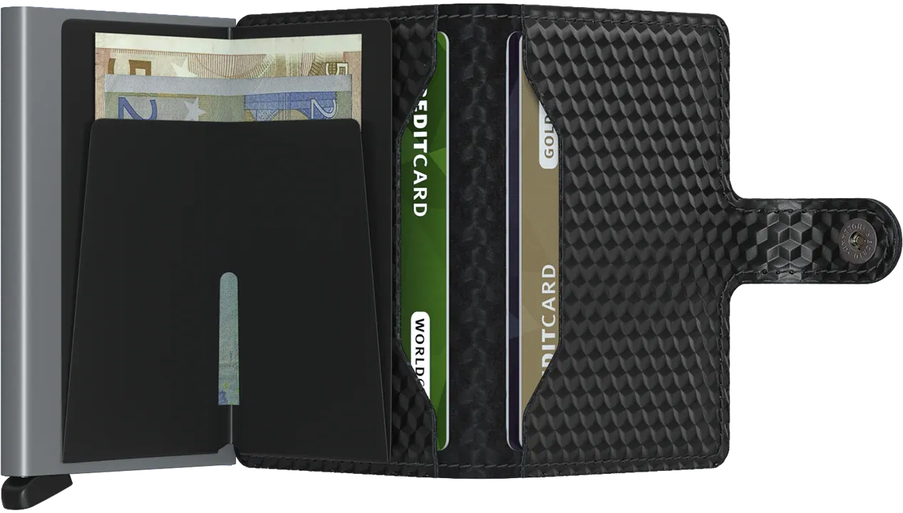 Secrid Miniwallet - Cubic Black Titanium