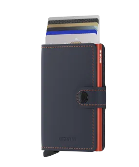 Secrid Miniwallet Matte Nightblue & Orange