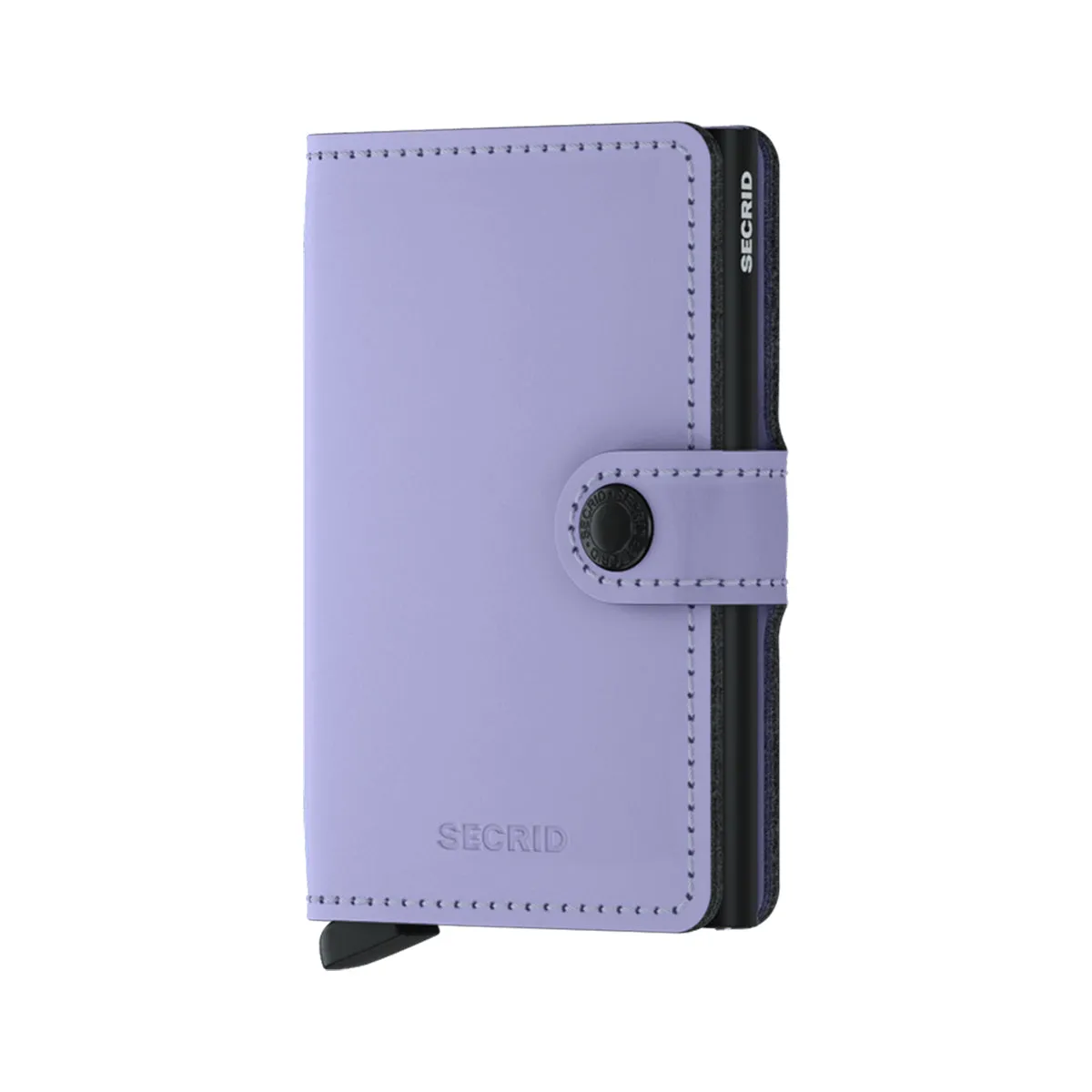 Secrid - Miniwallet Matte RFID Liliac-Black - MM-LILAC-BLACK - LILAC-BLACK