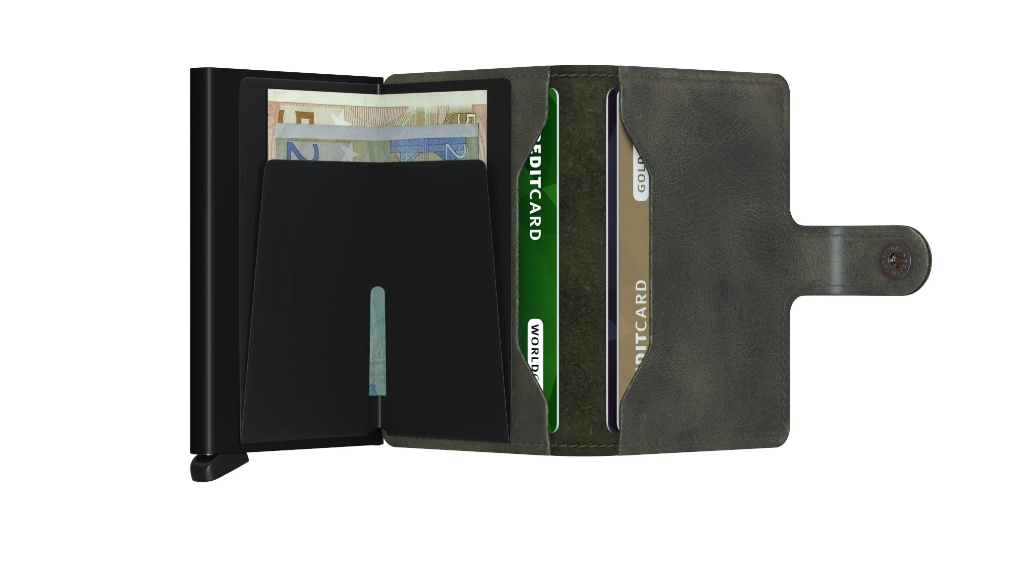 Secrid Miniwallet Vintage Olive-Black