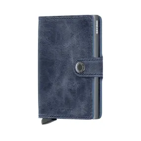 Secrid - Miniwallet Vintage RFID Blue - MV-BLUE - BLUE