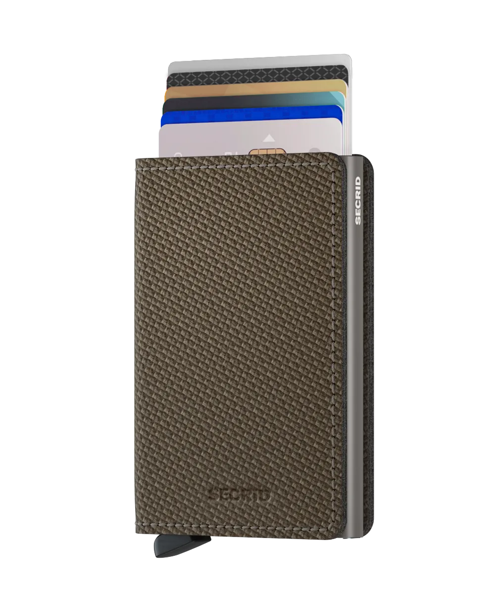 Secrid Slimwallet Carbon Khaki