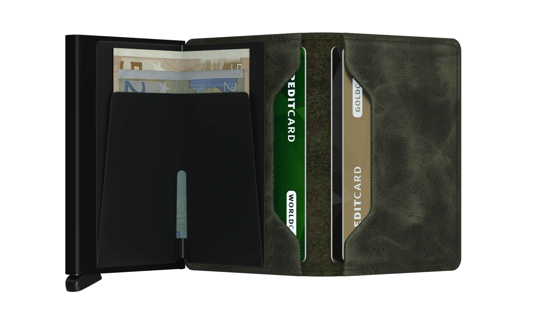 Secrid Slimwallet Vintage Olive-Black