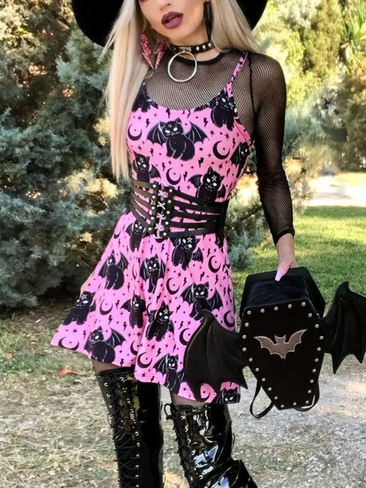 Sexy Sling Gothic Elegant Gothic Dress