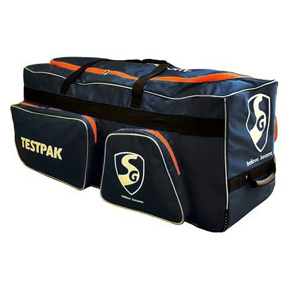 SG Testpak Cricket Kit Bag With Trolley (Multi)