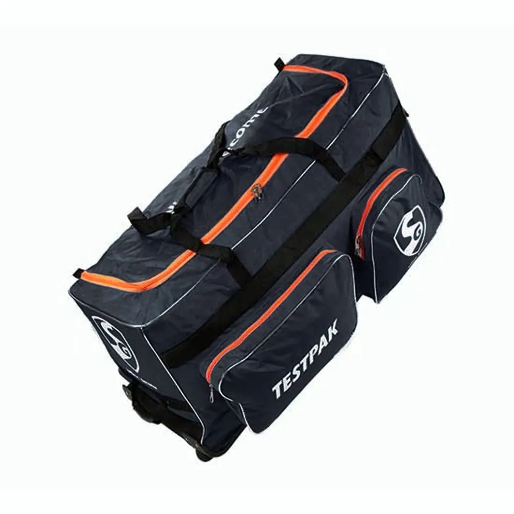 SG Testpak Cricket Kit Bag With Trolley (Multi)