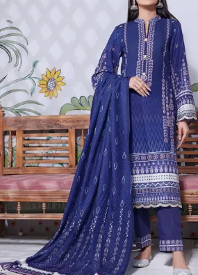 Shahkar By VS Textile Printed Khaddar Unstitched 3 Piece Suit - 04