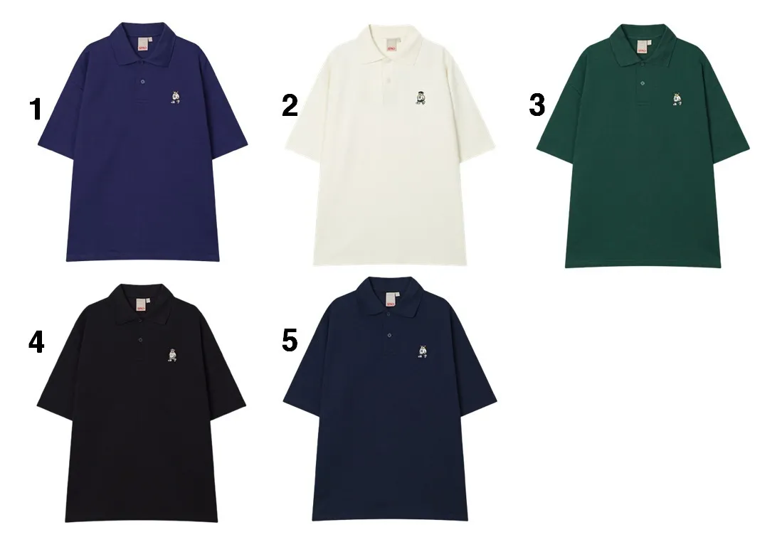 SPAO  |Unisex Street Style Logo Polos