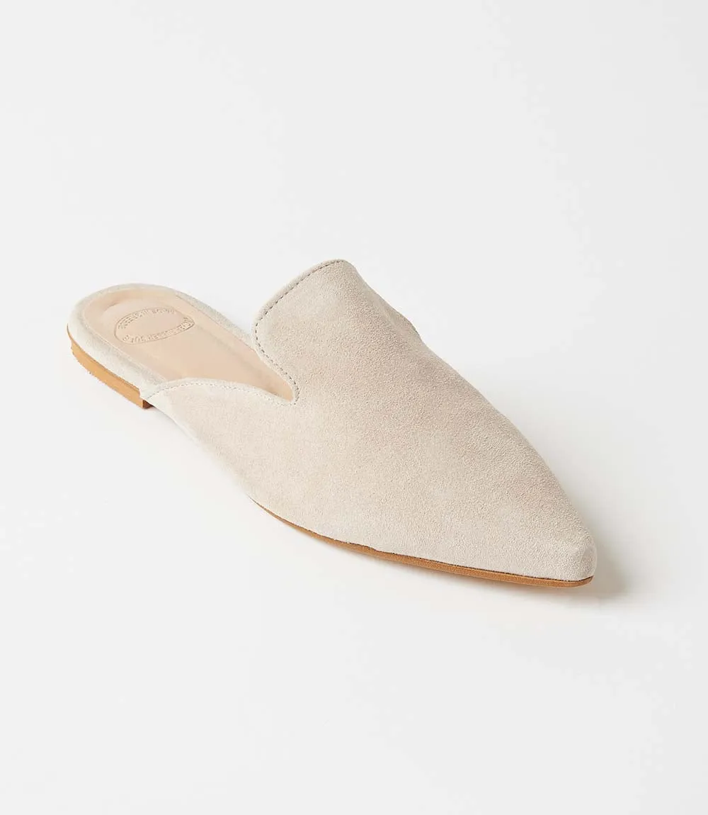 Suede Leather Mules