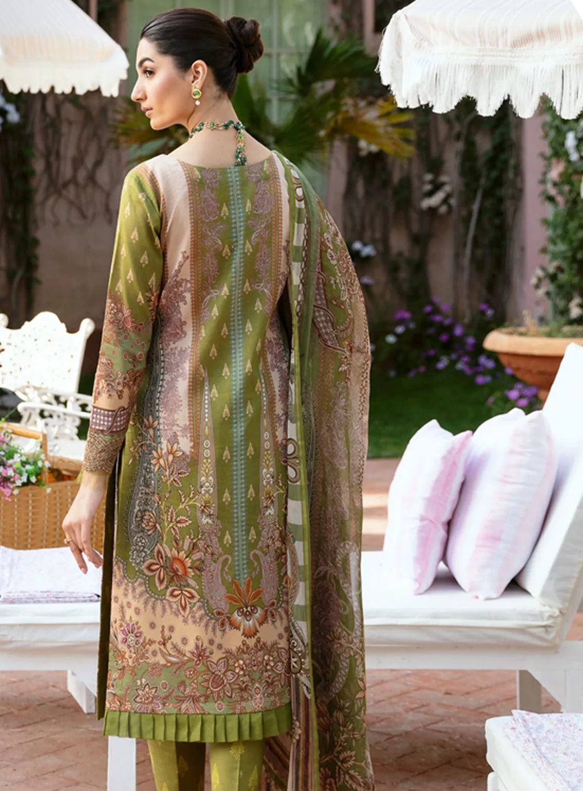 Summer Glow By Gulaal Embroidered Lawn 3 Piece Unstitched Suit GL24SG D-04 ALICIA