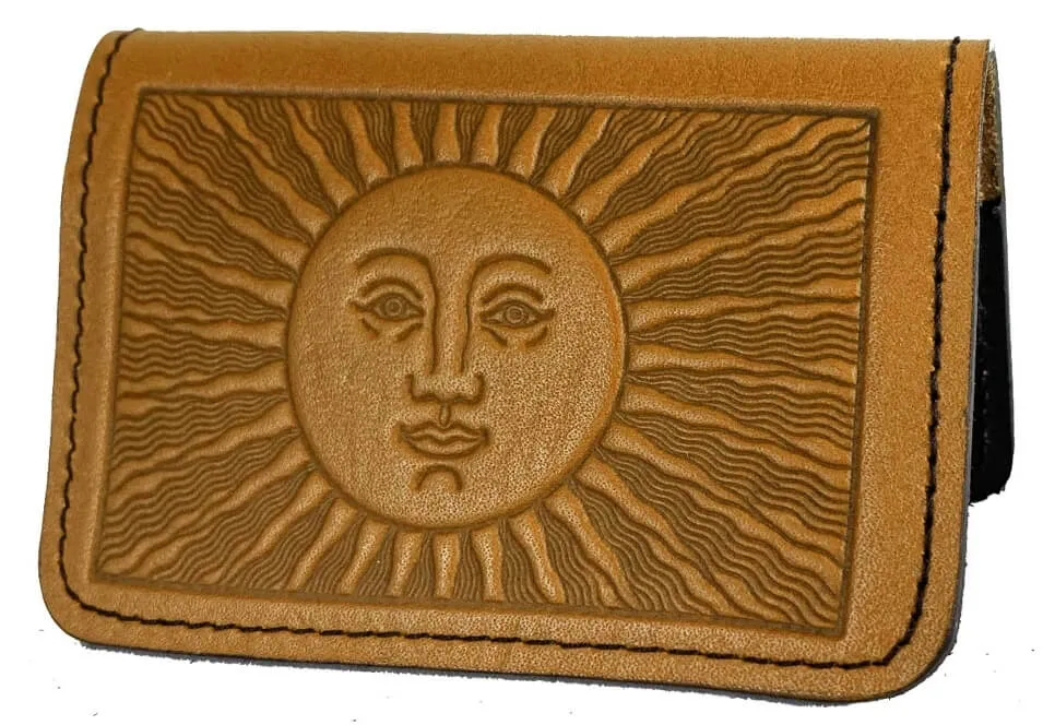 Sun Leather Card Holder