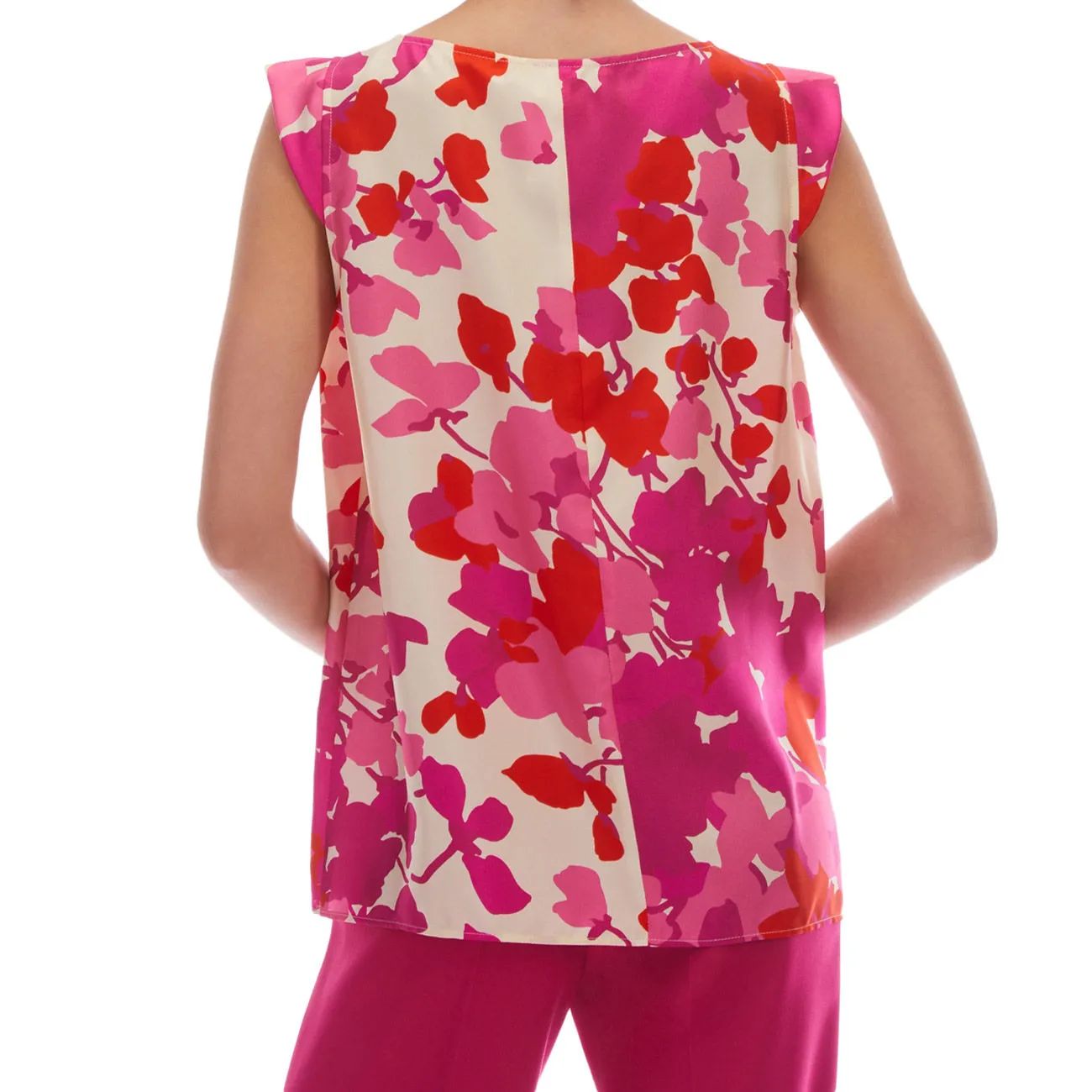 T-SHIRT IMMERSO Donna Fiore Fuxia