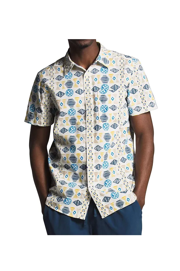 The North Face S/S Baytrail Print Shirt White