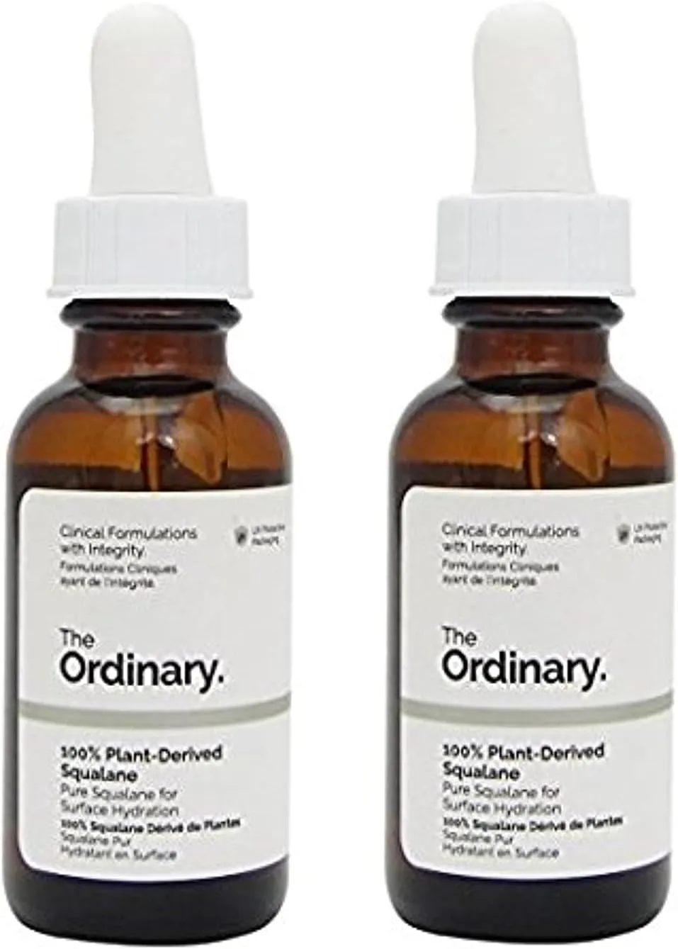 The Ordinary 100% Plant-derived Squalane 30ml (Pack of 2)