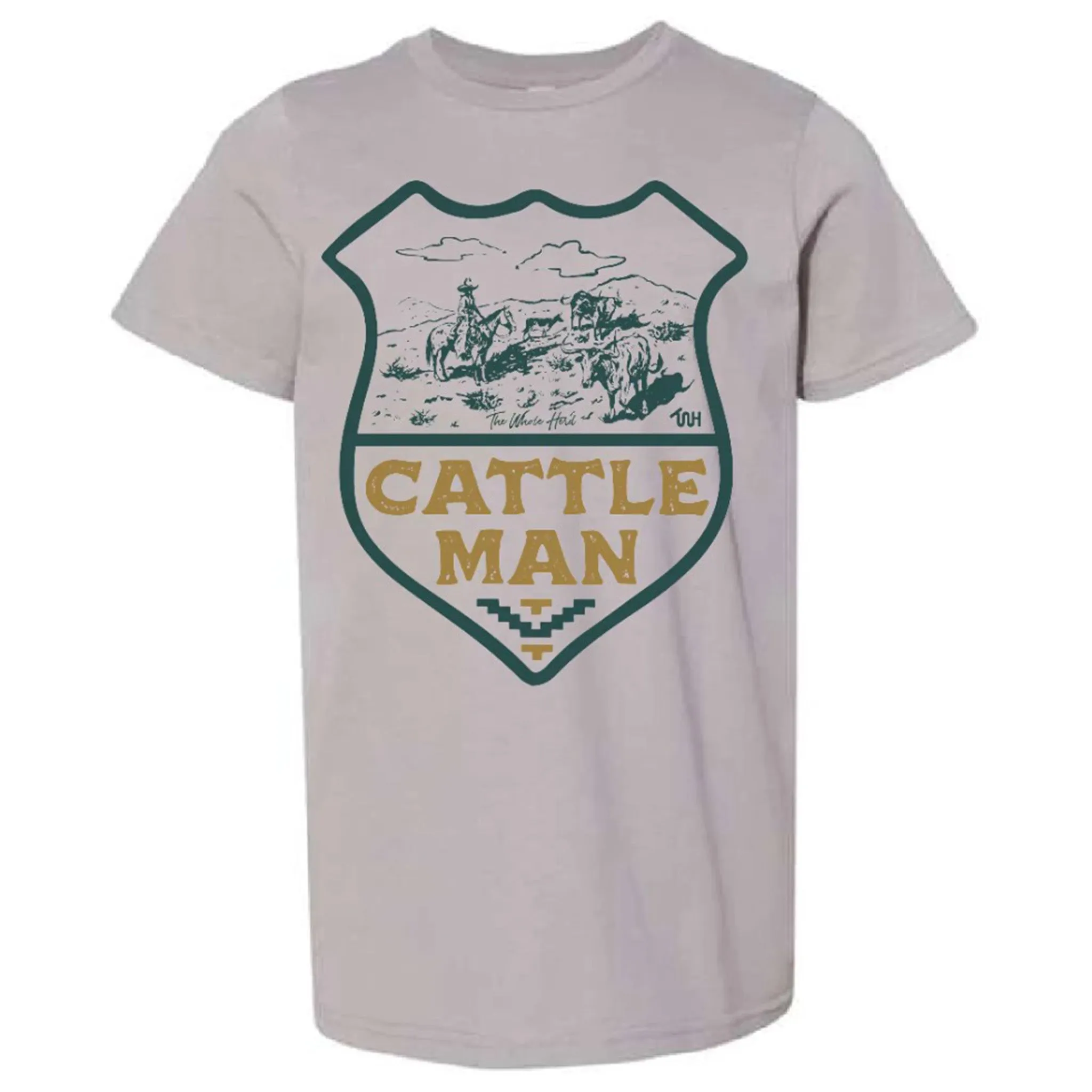 The Whole Herd Kid's Cattleman Tee