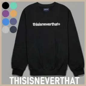 thisisneverthat  |Unisex Street Style Logo Sweatshirts