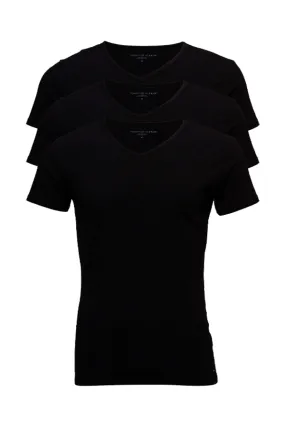 Tommy Hilfiger 3-Pack V-Neck Premium Tee Black