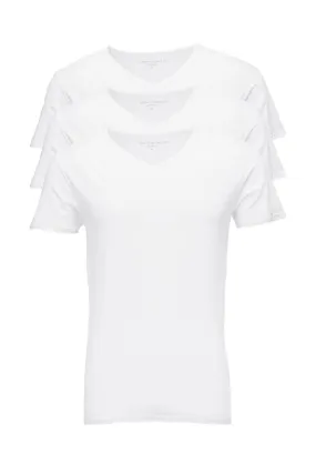 Tommy Hilfiger 3-Pack V-Neck Premium Tee White