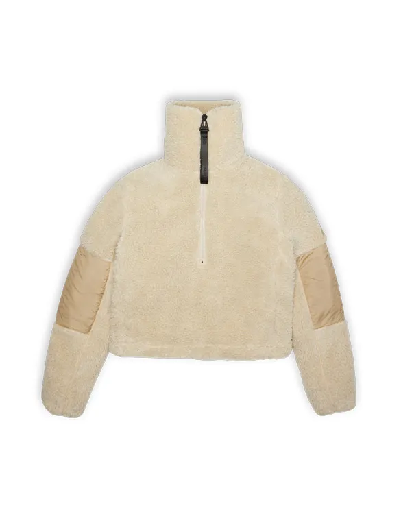 W Kofu Fleece Pullover Sand | Rains | Watch Wear