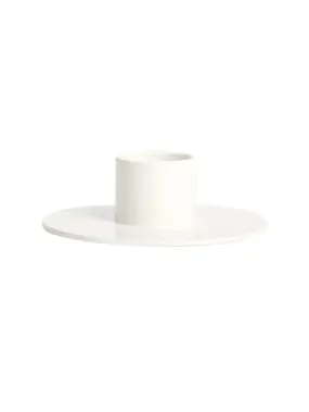 White Candle Holder