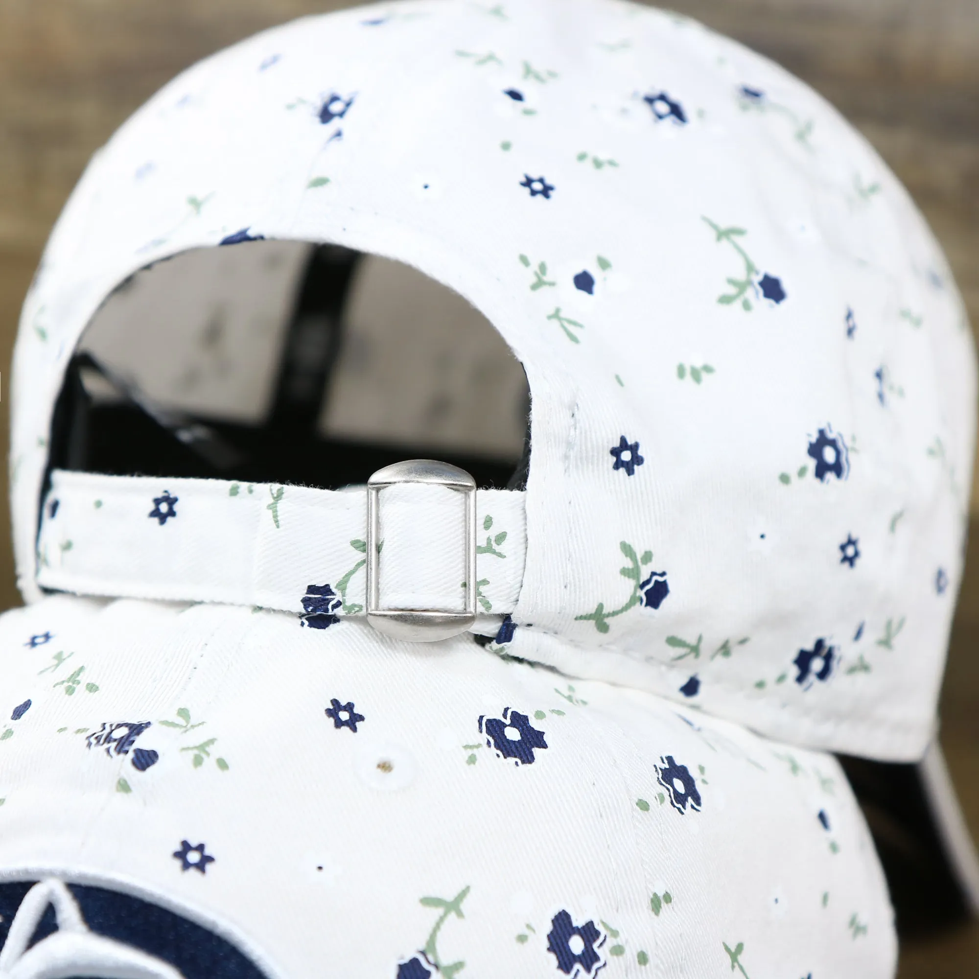 Women’s Penn State Nittany Lions All Over Micro Floral Print 9Twenty Dad hat | White 9Twenty Hat