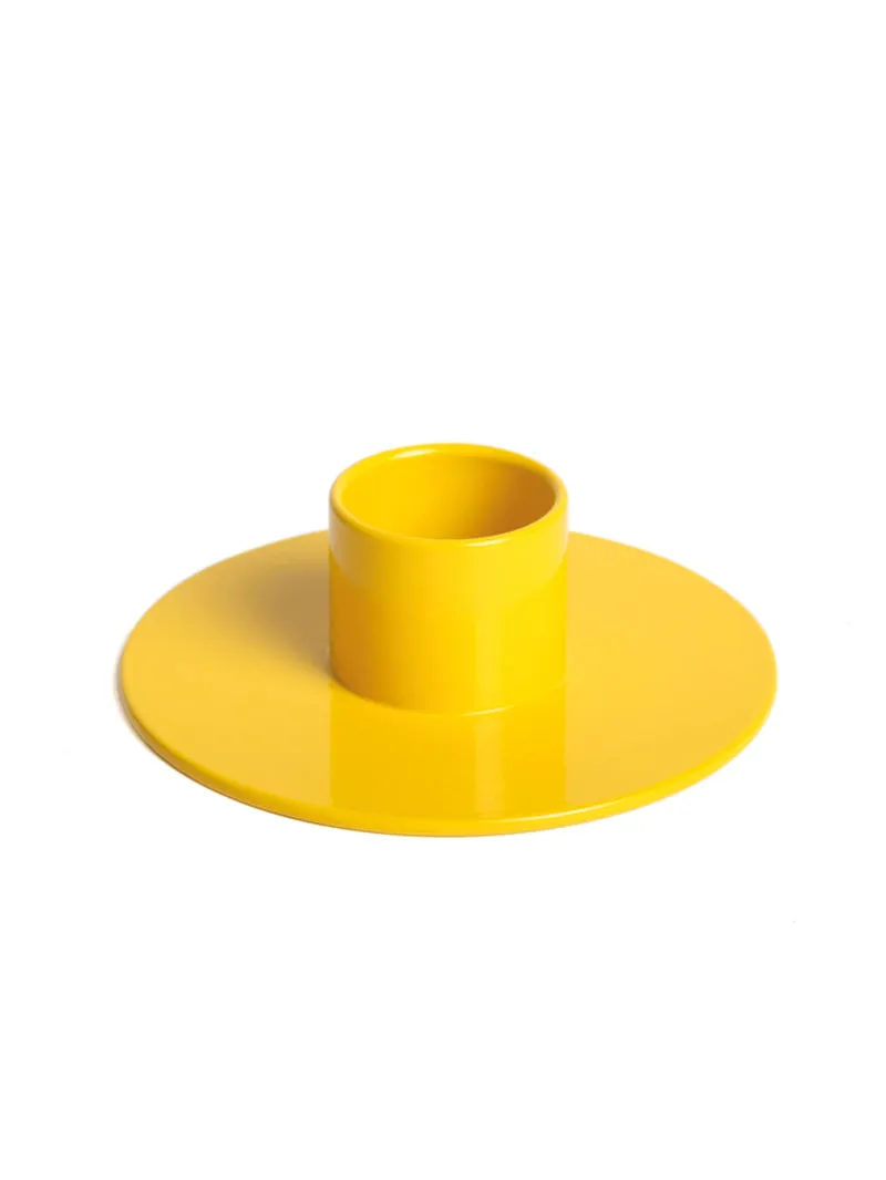 Yellow Candle Holder