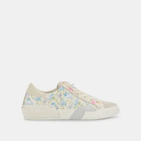 ZINA SNEAKERS BLUE FLORAL LEATHER– Dolce Vita 6875564933186